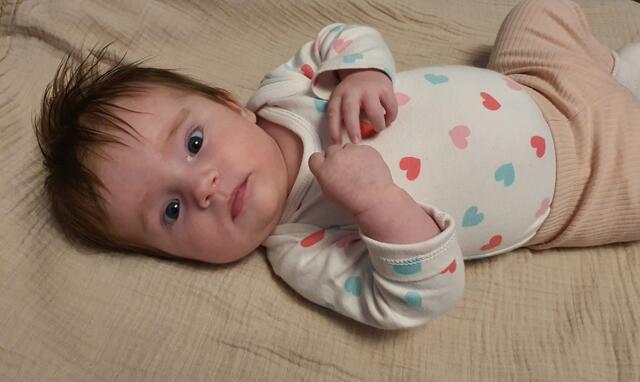 Lina Wilhelm, Geboren: 28.06.2023, Eltern: Tanja Wilhelm und Christoph Lechner aus Weiz, Gewicht: 4210 g, Größe: 53 cm | Foto: Wilhelm