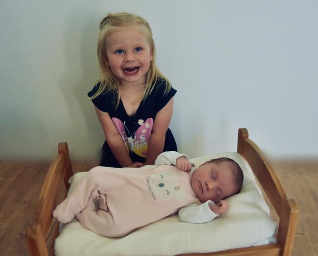 Leonie Pessl, Geboren: 02.09.2023, Eltern: Tamara Pessl und Philipp Unterberger aus Fladnitz an der Teichalm, Gewicht: 3225 g, Größe: 50 cm | Foto: Pessl