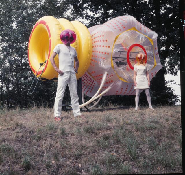 Zu sehen in der Ausstellung "Haus-Rucker-Co": "Gelbes Herz" | Foto: Günter Zamp Kelp