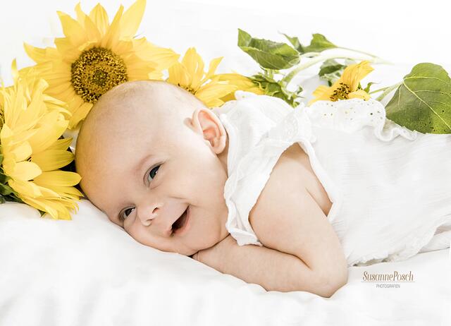 Emma Maierhofer, Geboren: 03.08.2023, Eltern: Barbara Maierhofer und Karl Mandl aus Rohrbach, Gewicht: 2655 g, Größe: 46 cm | Foto: Susanne Posch Photografien