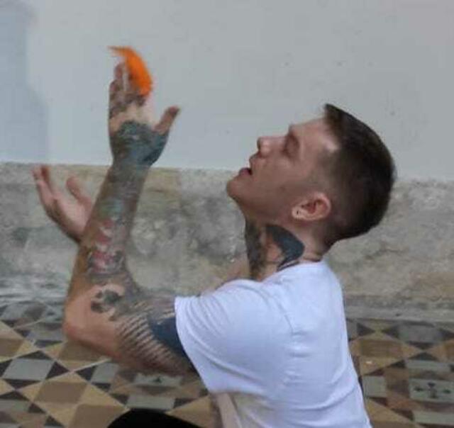 Bibel Pfad Veranstaltung 2023
Chant de Paix, 32acts_breath & fire“ Tanzmeditation in der Wiener Votivkirche 
Jacob Smyth (Yoga)
 | Foto: Tatjana Christelbauer