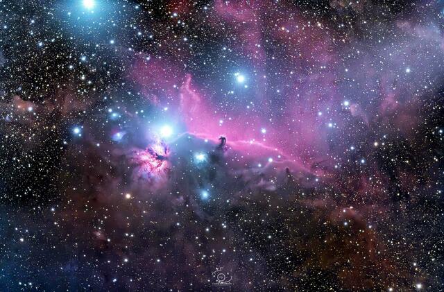 Bilder wie dieses entstehen, wenn Christian Namesnik nächtelang den Himmel über dem Außerfern fotografiert. | Foto: Christian Namesnik