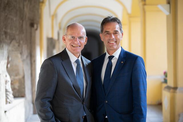 Gen. Dir Dr. Ralph Mueller und Landesdirektor Walter Peer von der Wiener Städtischen Versicherung | Foto: Wiener Städtische