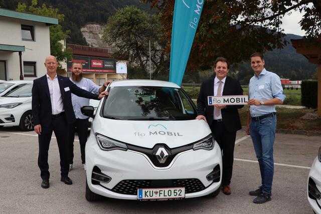 Das Konzept des eCarsharings von floMobil hat sich in der Stadtgemeinde Wörgl bereits gut etabliert. Jetzt zieht auch das Oberland nach – neun Gemeinden in Landeck sind jetzt mit floMobil Standorten vertreten. | Foto: Nimpf