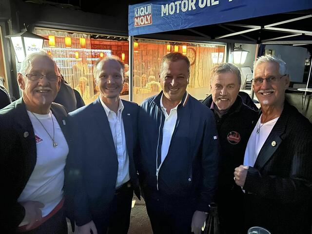 Peter Weinold, Hannes Anzengruber, Helmut Buchacher, Gerald Depaoli und Charly Weinold | Foto: BezirksBlätter