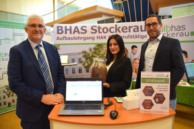 Beim Stand der BHAS Stockerau konnte man auch gewinnen. | Foto: Sandra Schütz