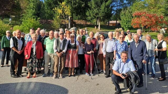 Die Obertrauner Seniorenfahrt ging heuer auf die Halleralm. | Foto: Christiane Höll