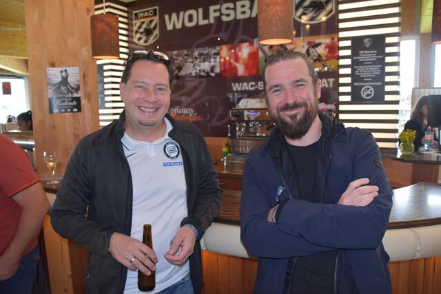 SK Sturm-Vorstände: Michael Vollmann und Stefan Stücklschweiger (von links) | Foto: Teferle (27)