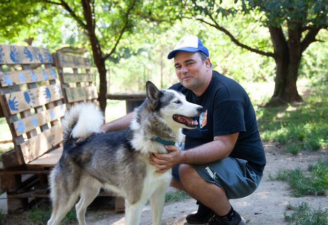 Die Betreuung von Schlittenhunden ist eine Aufgabe. Lukas Mikulics jedoch will höher hinaus. Eine Begegungszone von Natur-Tier-Mensch wird geschaffen! | Foto: Regina Courtier