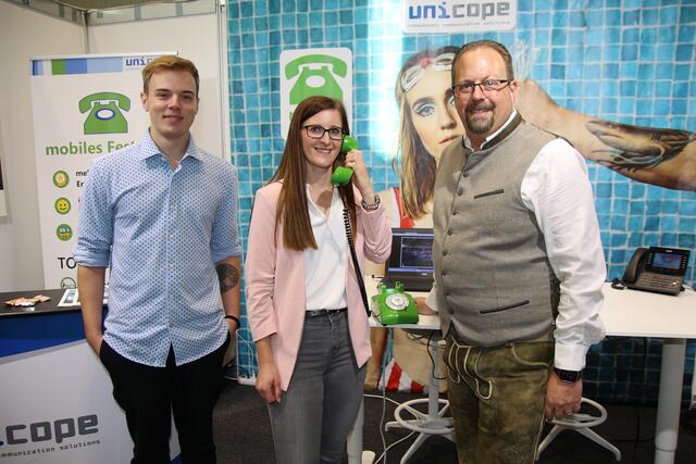 Johannes Marschner (r. ) von Unicope mit seinem Team.