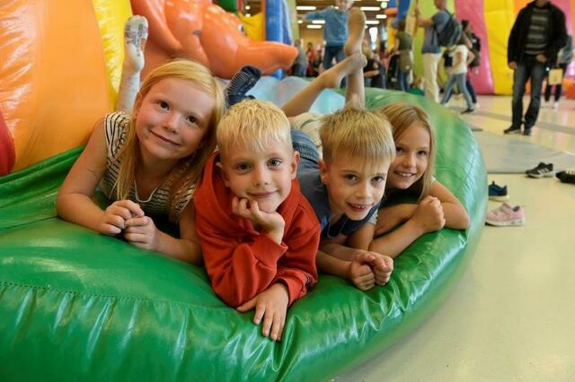 Die jüngsten Gäste amüsierten sich prächtig am AK/ÖGB-Familienfest in Wieselburg. | Foto: AK/ÖGB