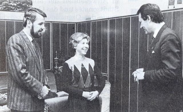 Verleihung des Titels Hofrat im Beisein von Klaus Schneeberger und Gustav Kraupa. | Foto: Archiv Stadt WRN
