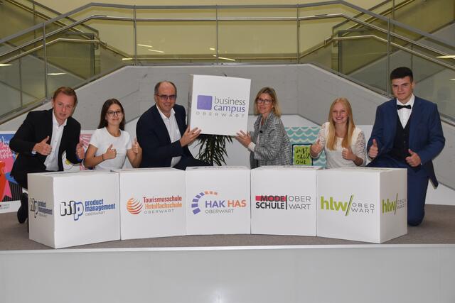 Der "Business Campus Oberwart" stellt die fünf Schultypen nun in den Vordergrund. | Foto: Michael Strini