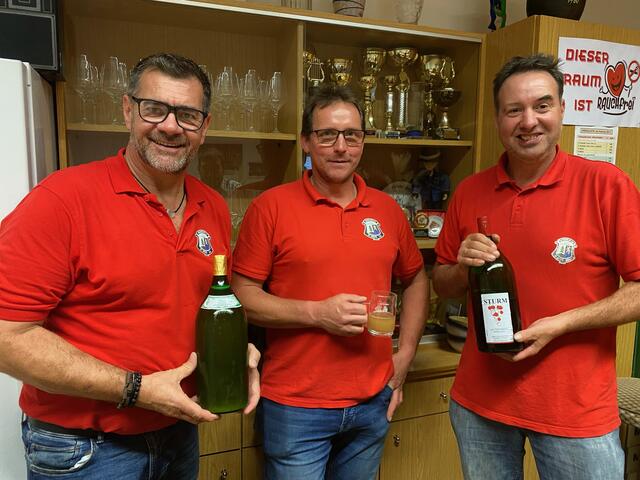 „Trio Zaumgschoaßt“: Andreas Brand, Hubert Maier, Friedrich Falkensteiner (v.l.) | Foto: Musikkapelle St. Aegyd