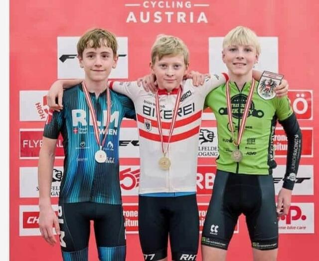 Auch Lukas Wachmann (r.) holte sich zwei Dritte Plätze bei den Österreichischen Meisterschaften im Radsport. | Foto: Klaus Titzer