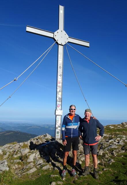 Nach der herrlichen Kletterei  wünschen wir einander "Berg heil".