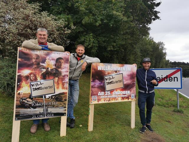 Wenn das Mühlviertel zum Revier eines Killers wird...
Bernd Kaser, Martin Pühringer und Bernd Halmer (v. l.). | Foto: Pühringer