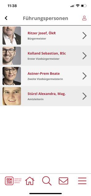 Unser App-Tipp der Woche, Gem2Go, ist die mobile Bürgerservice App. Sie bietet wichtige Informationen rund um die eigene Gemeinde.  | Foto: Screenshot