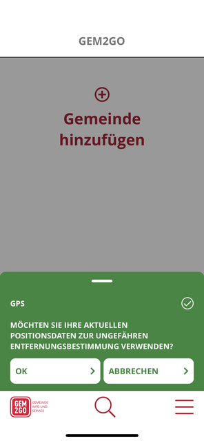 Unser App-Tipp der Woche, Gem2Go, ist die mobile Bürgerservice App. Sie bietet wichtige Informationen rund um die eigene Gemeinde.  | Foto: Screenshot