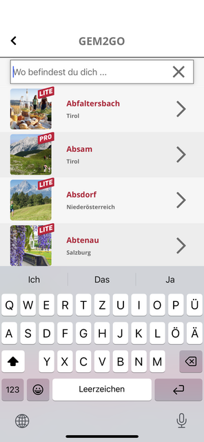Unser App-Tipp der Woche, Gem2Go, ist die mobile Bürgerservice App. Sie bietet wichtige Informationen rund um die eigene Gemeinde.  | Foto: Screenshot