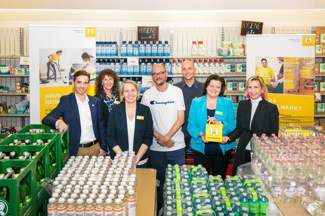 Beim Wiener Hilfswerk am Neubau wurde die Arbeit der beiden sozialen Betriebe gefeiert. | Foto: Wiener Hilfswerk/Vero Steinberger