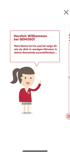 Unser App-Tipp der Woche, Gem2Go, ist die mobile Bürgerservice App. Sie bietet wichtige Informationen rund um die eigene Gemeinde.  | Foto: Screenshot