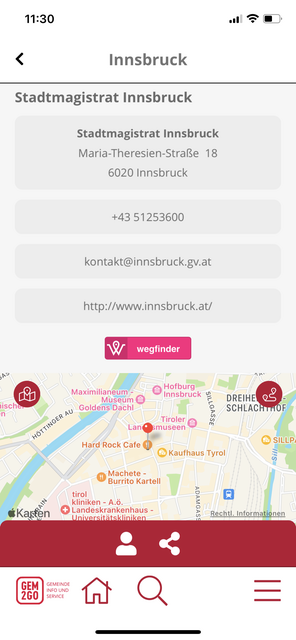 Unser App-Tipp der Woche, Gem2Go, ist die mobile Bürgerservice App. Sie bietet wichtige Informationen rund um die eigene Gemeinde.  | Foto: Screenshot