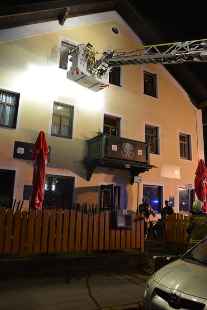Brand in Halleiner Gaststätte. | Foto: FF Hallein