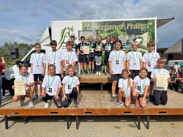 Altersgruppe D – die Jüngsten: 1. MS Heiligenkreuz, 2. MS Gleinstätten A-Team,  3. MS Gleinstätten B-Team | Foto: MS Heiligenkreuz