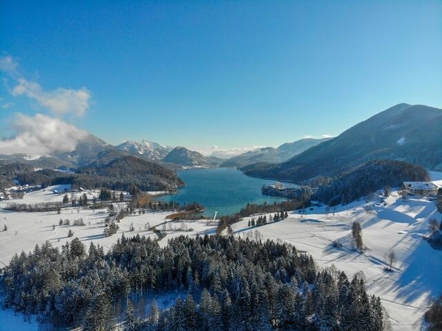 Eine Winterlandschaft in der Fuschlseeregion. | Foto: Fuschlseeregion