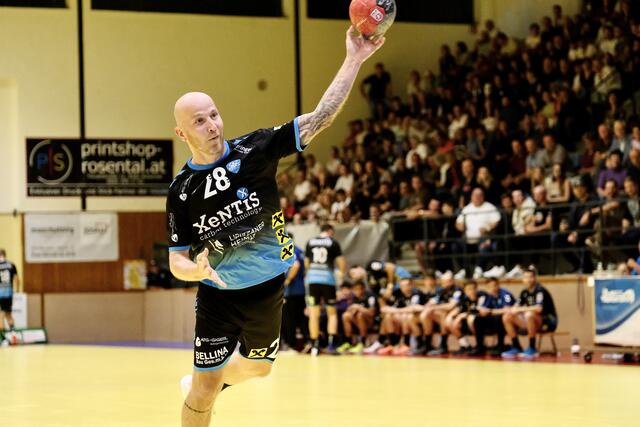Der 213-fache österreichische Teamspieler Robert Weber gab ein eindrucksvolles Debüt in Köflach. | Foto: Thomas Leibetseder, iQ-Foto