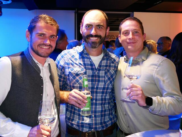 Paul, Martin und Julian genossen die tolle Stimmung. | Foto: LAURA PUTZ
