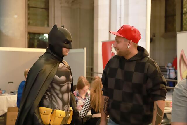 Foto: Figuren wie Batman ebenfalls auf der Game City 2023 Foto@Nicole Kawan