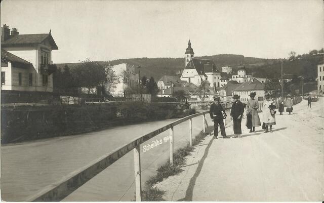 Die Südeinfahrt der Stadt Scheibbs im Jahr 1904 | Foto: Archiv Gerhard "Plopp" Wieland