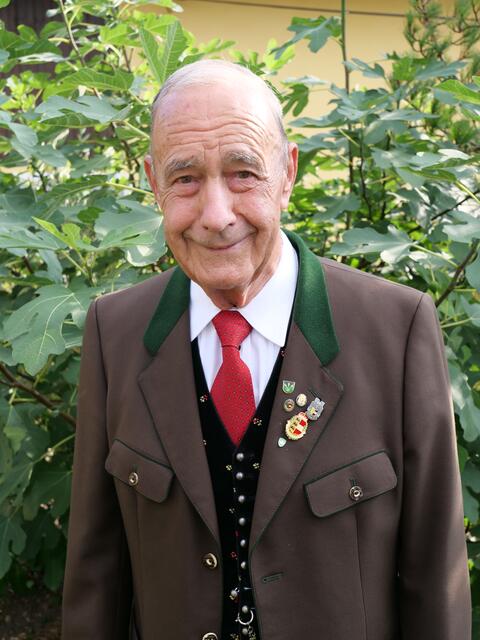 Horst Hofstädter ist mit 79 Jahren das älteste Mitglied im Verein. | Foto: MGV Poggersdorf