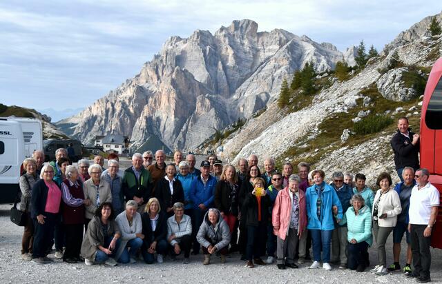 Die Gruppe verbrachte zwei erlebnisreiche Tage in den Dolomiten. | Foto: Pohler