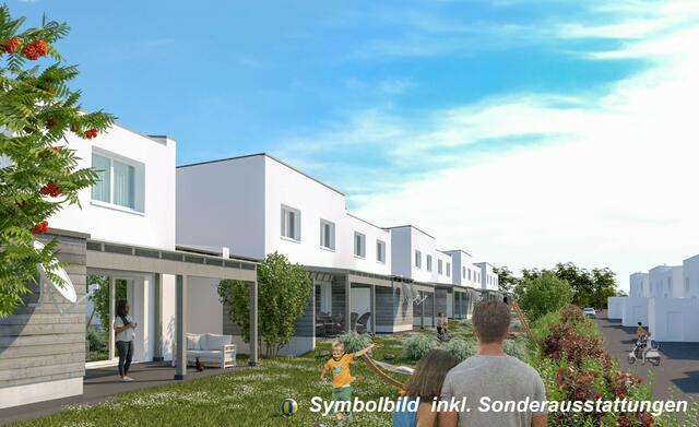 Visualisierung des Reihenhausprojektes. | Foto: Architekt Litschauer ZT GmbH