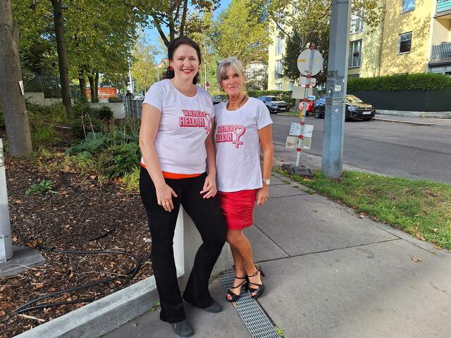 Das sind Hietzings Heldinnen: Michael Lauks (links) und Helga Baumann, beide SPÖ. | Foto: Michael Ellenbogen