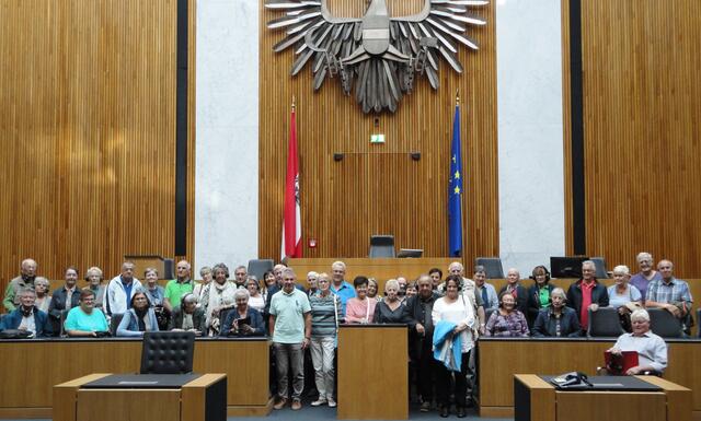 Frauenler Pensionisten im Parlament