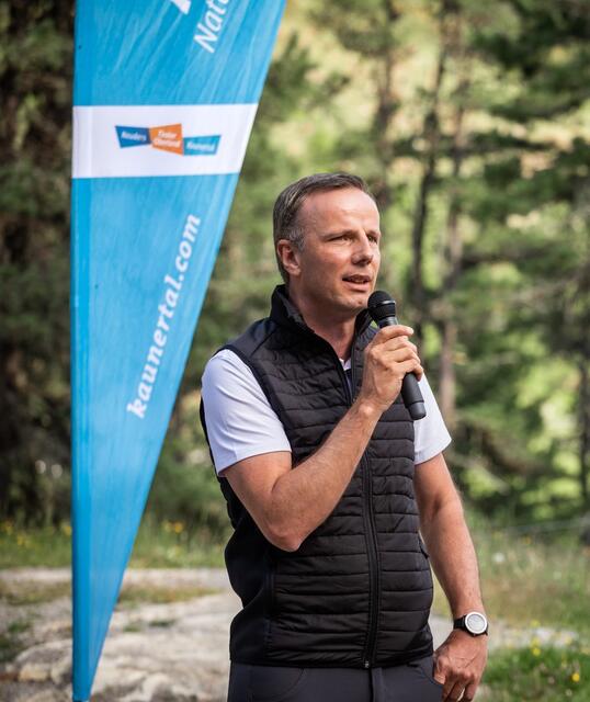 TVB GF Tiroler Oberland Dietmar Walser zum Interreg Projekt "Alpine Awareness Camp". | Foto: TVB Tiroler Oberland/Severin Wegener