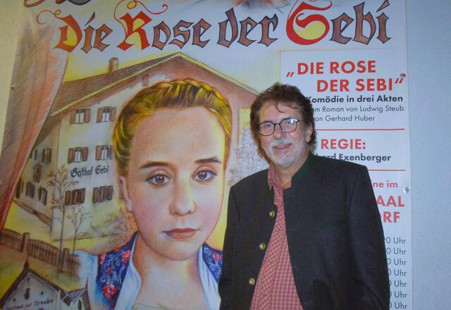 Klaus Kurz – Niederndorfs Plakat- und Bühnenmaler seit Jahrzehnten. | Foto: Schwaighofer