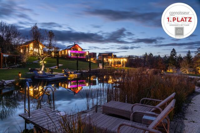 "Bestes Hideaway mit Flair": Platz 1 ging an die Golden Hill Country Chalets und Suites in St. Nikolai im Sausal.  | Foto: Golden Hill