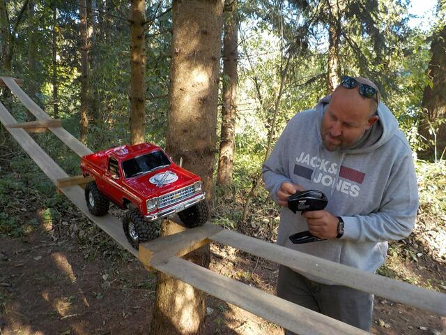 Auf der neuen Offroad Strecke wurde die Geschicklichkeit ordentlich auf die Probe gestellt. | Foto: Manuel Glettler