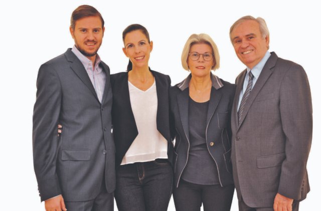Erfolgreiche Kärntner Unternehmerfamilie: René, Petra, Heidemarie und Alfred Plessin (v.l) | Foto: Plessin