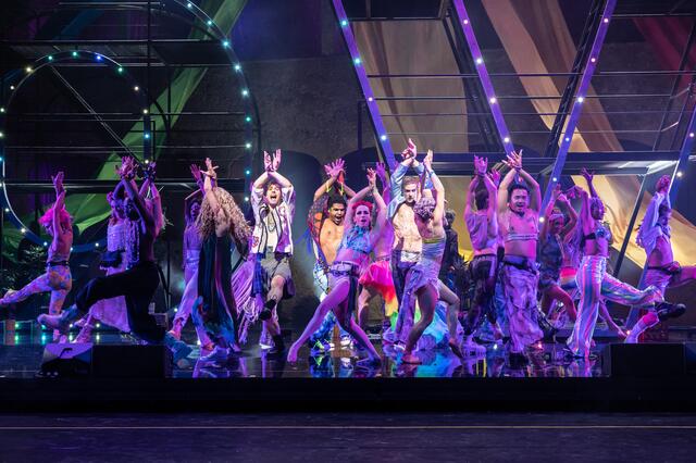 Das Musical "Hair" bringt die Botschaft des Friedens auf die Bühne.  | Foto: SLT/Tobias Witzgall