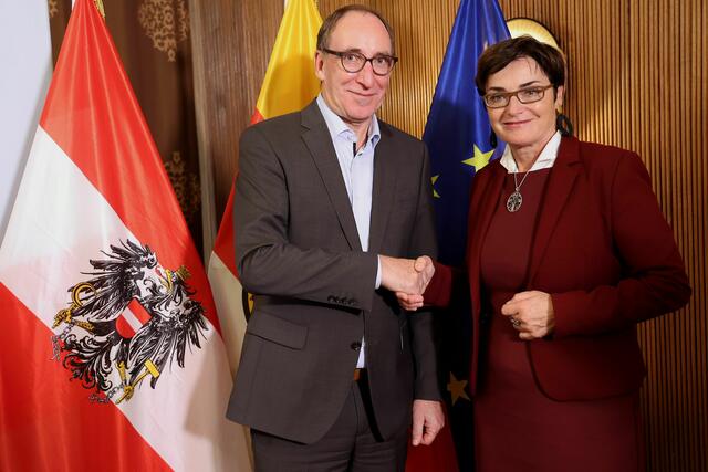 BM Johannes Rauch und LR.in Beate Prettner
 | Foto: LPD Kärnten/Wajand