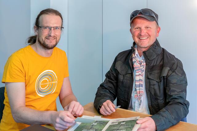 Gerald Derigo (li.) und Robert Aigner (re.). | Foto: team-netcontact