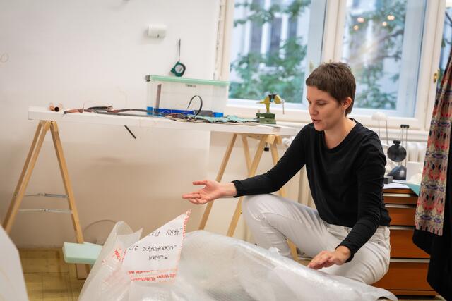 Junge Künstlerinnen und Künstler finden in den sogenannten Start-Ateliers auf zwei Jahre Zeit für ihre Arbeit. | Foto: David Bohmann / PID