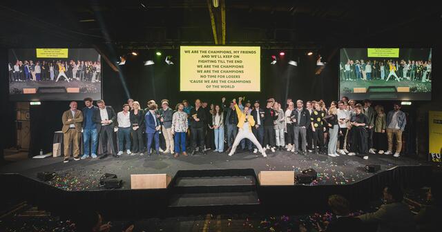 Die GewinnerInnen des Werbepreises vereint. | Foto: Franz Oss