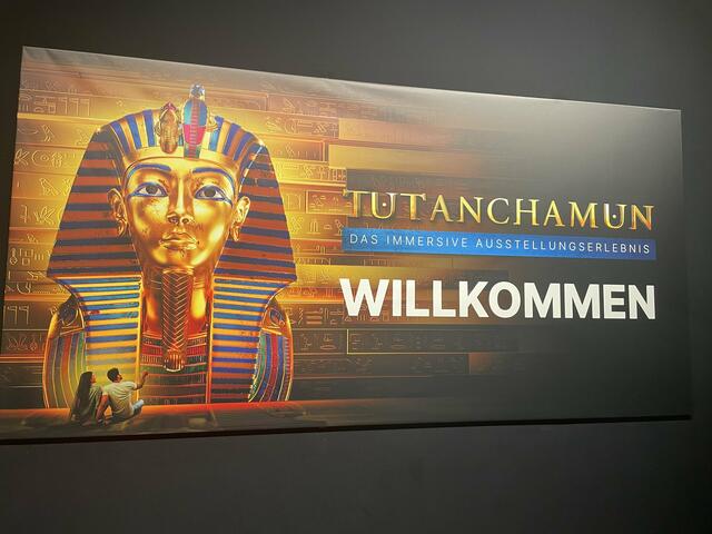 "Tutanchamun – Das immersive Ausstellungserlebnis" ist von 19. Oktober bis 21. November in der Marx Halle zu sehen.  | Foto: Tamara Wendtner